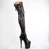 Pleaser - FLAMINGO3050 Cuissardes à plateforme - Chaussures de pole dance - Noir Product image